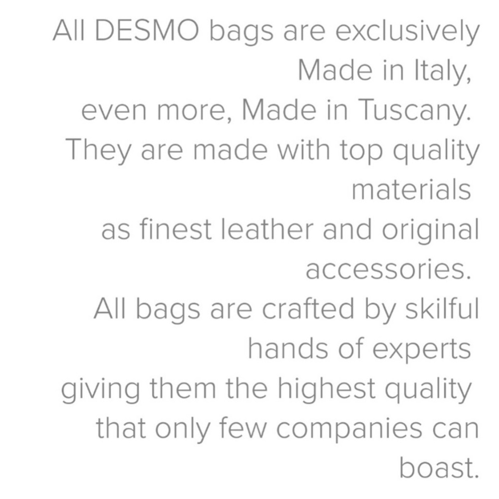 Desmo Italy Leather Handbag - Picture 10 of 10